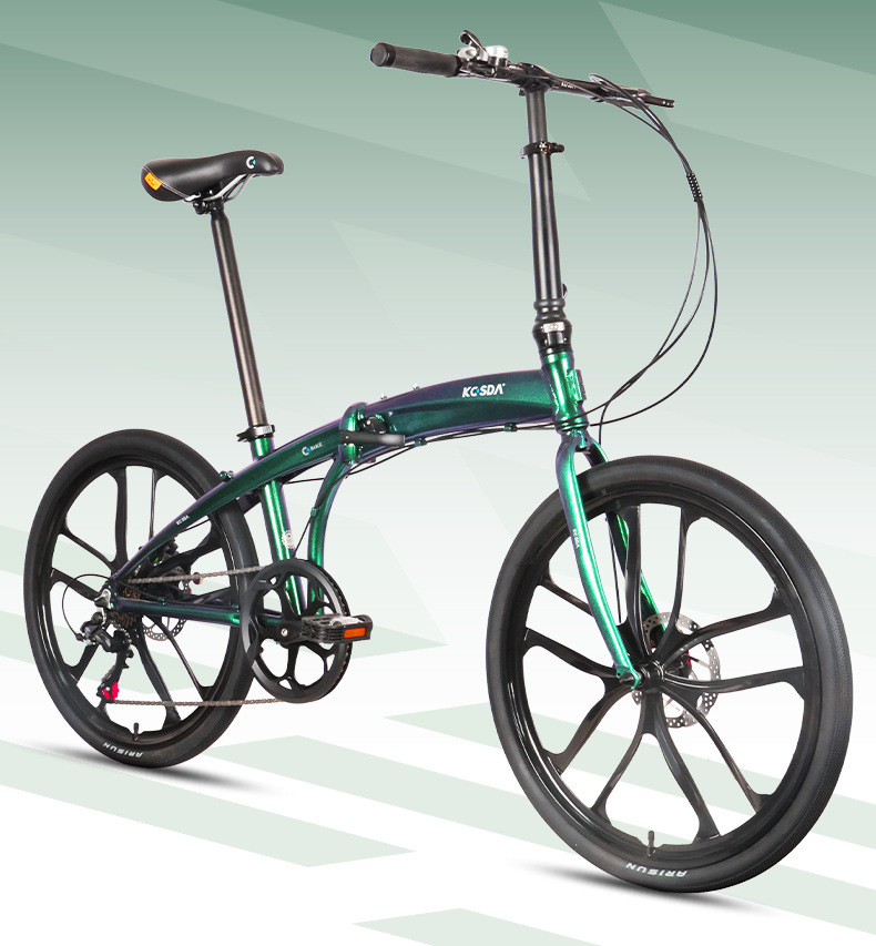 Commuter Biking - 24-inch aluminiumlegering draagbare ultralichte opvouwbare stadsfiets