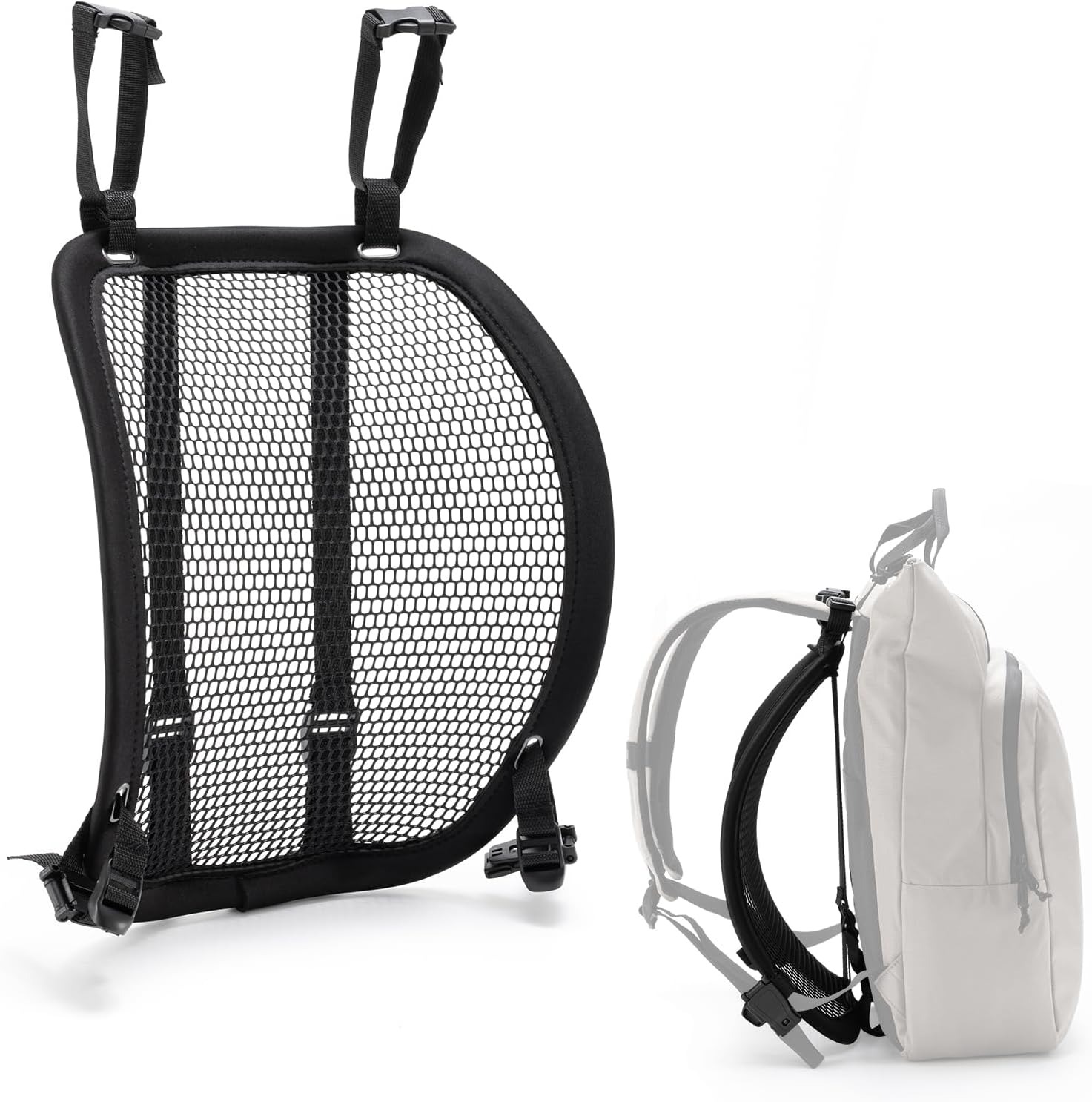 Cycling Commuter Backpack - Lichtgewicht ventilatierugzak met mesh-afstandhouders, verstelbare schouderbanden