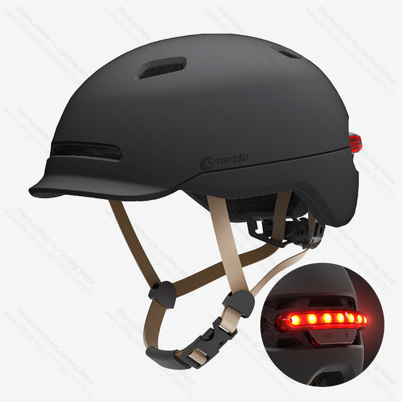 Cycling In City - Smart4u Fietshelm Met Achterlicht Led Road