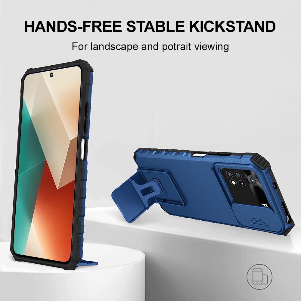 Kickstand Adjustable - Telefoonhoesje Stootvast Voor Xiaomi Poco X6