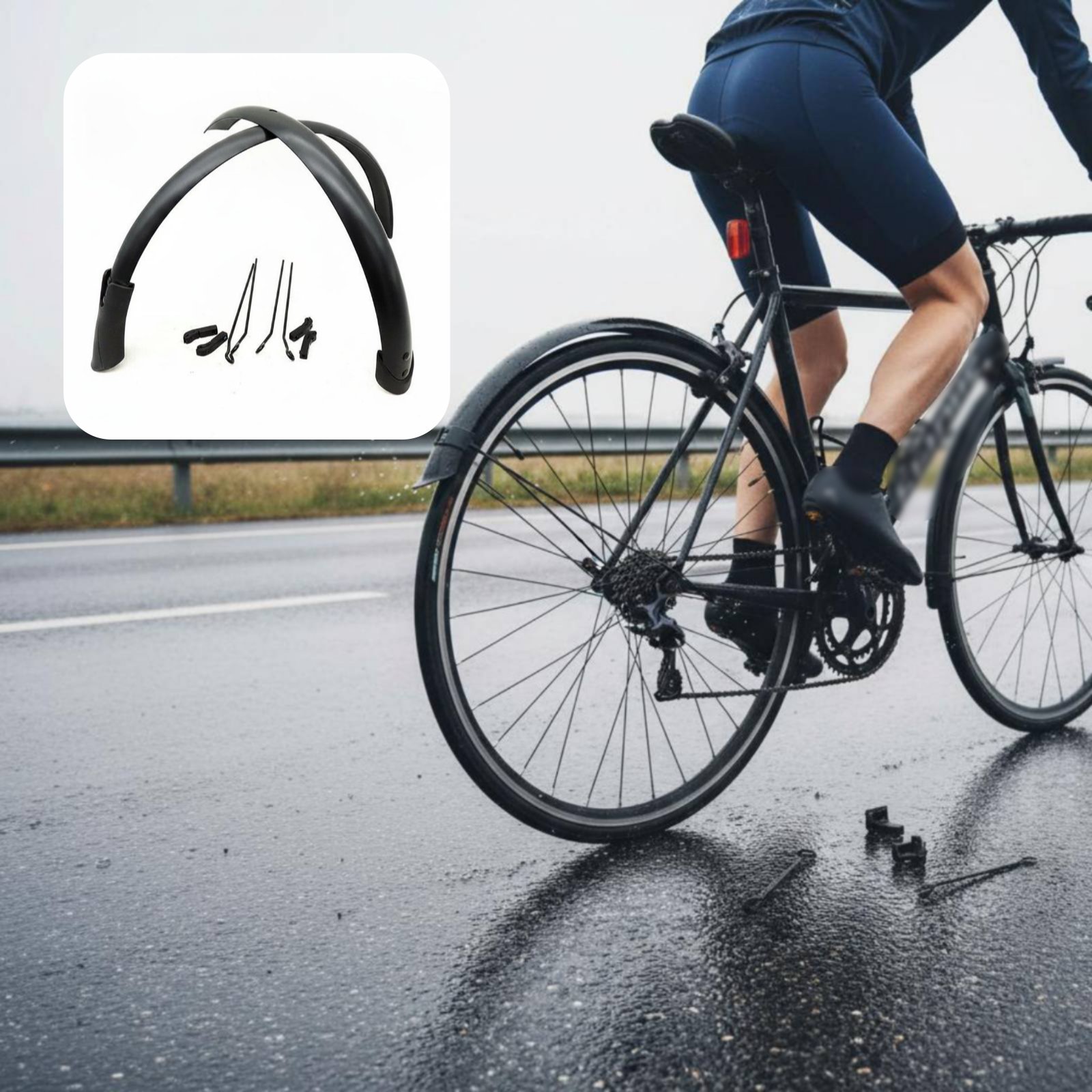 451 wielspatbordset Roestbeste - Fender Mudguard Set recensie en prijs