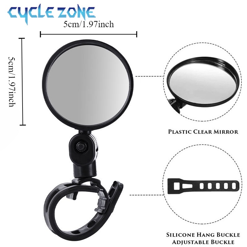 2 STUKS Fiets Achteruitkijkspi - Cycling Zones recensie en prijs