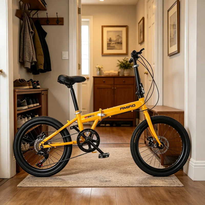 20 inch gele spaakwielen vouwf - Commuter Biking recensie en prijs