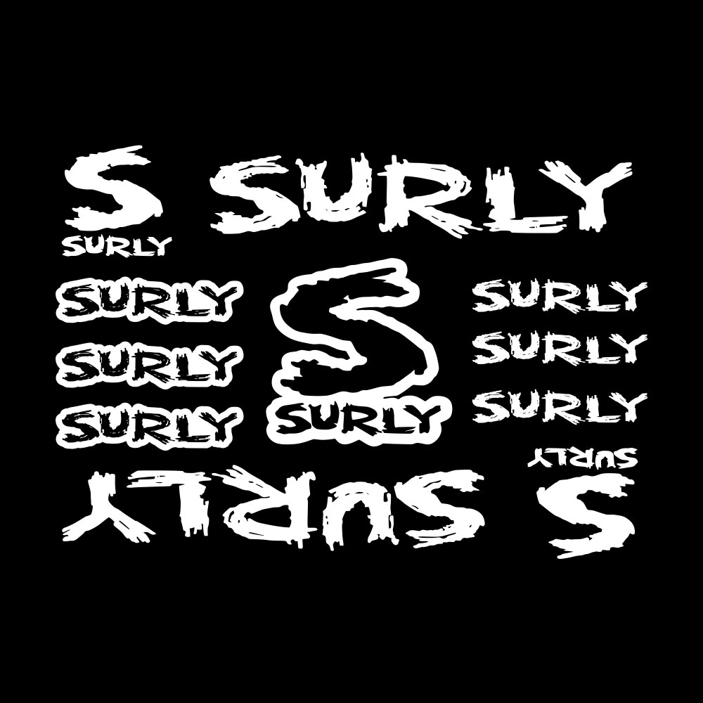 11 stuks Surly fietsframe stic - Cycling Quote recensie en prijs