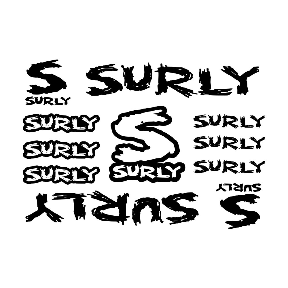 11 stuks Surly fietsframe stic - Cycling Quote recensie en prijs