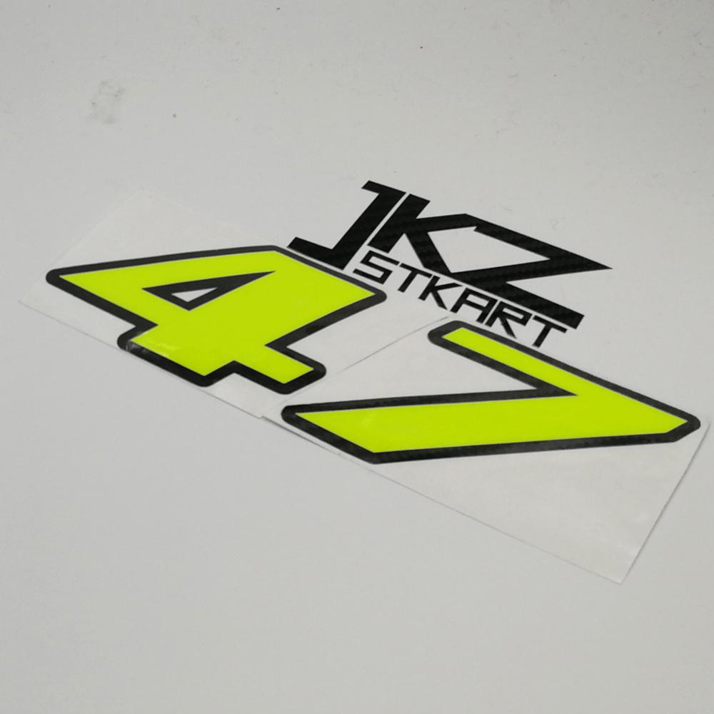 JKZ STKART Neon-nummersticker  - Cycling Quote recensie en prijs